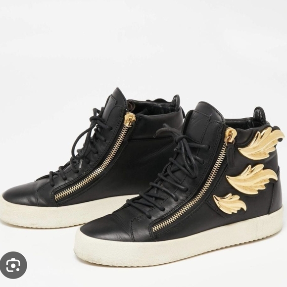 Giuseppe Zanotti Cruel wing gold sneakers - Picture 3 of 12